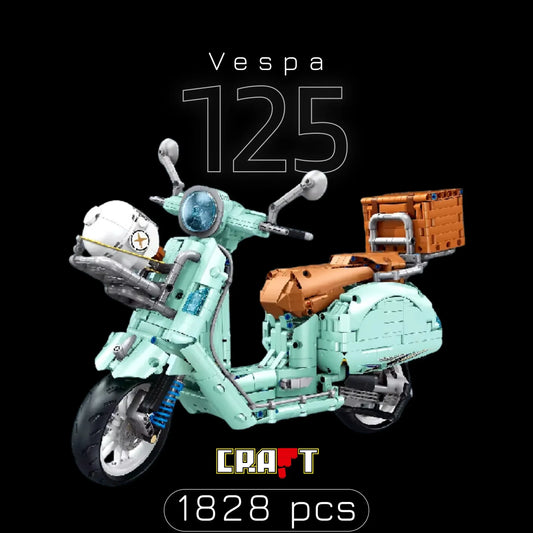 Vespa 125 (1828 peças)