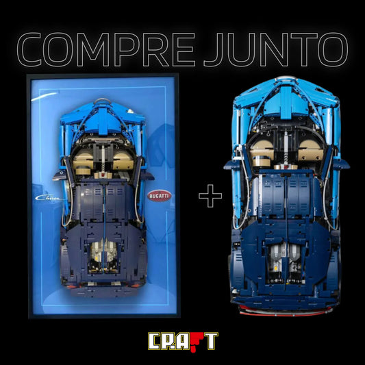 Compre Junto! Bugatti Chiron + Quadro de Acrílico